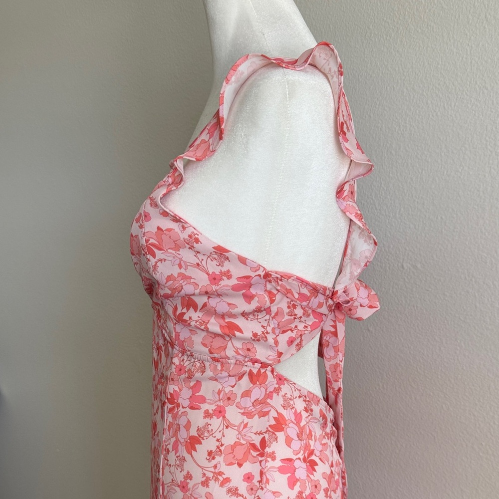 RESA Pink and White Floral jumpsuit - Picture 5 of 11